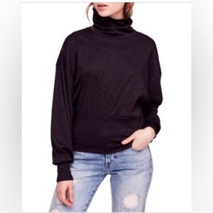 Free People Shimmery Glam Turtleneck - Size Small